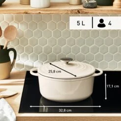 Tefal LOV Braadpan - 5L - Ø25 Cm - Beige -Kookgerei Koning Verkoop 1200x1200 5034