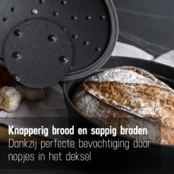 Gietijzeren Braadpan - Sudderpan Zwart Van Daumonet - Ovaal - Ø 29 Cm - 3 Liter - 100% PFAS & PFOA Vrij - Emaille - Geschikt Voor Alle Warmtebronnen - Elektrisch - Gas - Halogeen - Inductie - Keramisch - Vaatwasserbestendig 14 Gietijzeren Braadpan - Sudderpan Zwart Van Daumonet - Ovaal - Ø 29 Cm - 3 Liter - 100% PFAS & PFOA Vrij - Emaille - Geschikt Voor Alle Warmtebronnen - Elektrisch - Gas - Halogeen - Inductie - Keramisch - Vaatwasserbestendig -Kookgerei Koning Verkoop 1200x1200 5069