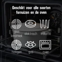 Daumonet Carême Blanc Gietijzeren Braadpan - Sudderpan Wit - Rond - Ø 26 Cm - 4,4 Liter - 100% PFAS & PFOA Vrij - Emaille - Geschikt Voor Alle Warmtebronnen - Elektrisch - Gas - Halogeen - Inductie - Keramisch - Vaatwasserbestendig 17 Daumonet Carême Blanc Gietijzeren Braadpan - Sudderpan Wit - Rond - Ø 26 Cm - 4,4 Liter - 100% PFAS & PFOA Vrij - Emaille - Geschikt Voor Alle Warmtebronnen - Elektrisch - Gas - Halogeen - Inductie - Keramisch - Vaatwasserbestendig -Kookgerei Koning Verkoop 1200x1200 5120