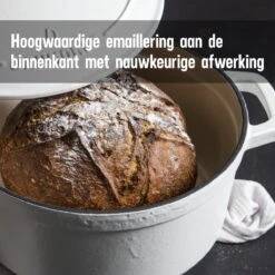 Daumonet Carême Blanc Gietijzeren Braadpan - Sudderpan Wit - Rond - Ø 26 Cm - 4,4 Liter - 100% PFAS & PFOA Vrij - Emaille - Geschikt Voor Alle Warmtebronnen - Elektrisch - Gas - Halogeen - Inductie - Keramisch - Vaatwasserbestendig 19 Daumonet Carême Blanc Gietijzeren Braadpan - Sudderpan Wit - Rond - Ø 26 Cm - 4,4 Liter - 100% PFAS & PFOA Vrij - Emaille - Geschikt Voor Alle Warmtebronnen - Elektrisch - Gas - Halogeen - Inductie - Keramisch - Vaatwasserbestendig -Kookgerei Koning Verkoop 1200x1200 5121