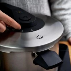 Springlane Roestvrijstalen Snelkookpan - Inductie - Pressure Cooker - 6,0 L Met Stoommand -Kookgerei Koning Verkoop 1200x1200 5206