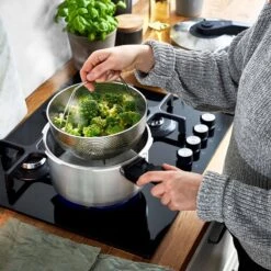 Springlane Roestvrijstalen Snelkookpan - Inductie - Pressure Cooker - 6,0 L Met Stoommand -Kookgerei Koning Verkoop 1200x1200 5207