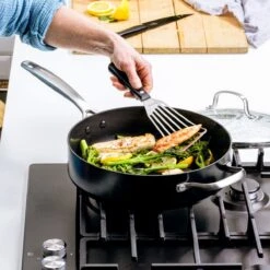 GreenPan Copenhagen Stoofpan Met Deksel En Extra Handvat 28cm/4.3L 24 GreenPan Copenhagen Stoofpan Met Deksel En Extra Handvat 28cm/4.3L -Kookgerei Koning Verkoop 1200x1200 5226