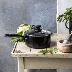 GreenPan Cambridge Steelpan 16cm - Zwart - Inductie - PFAS-vrij -Kookgerei Koning Verkoop 1200x1200 5243