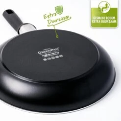 GreenPan Memphis Hapjespan 28cm - Zwart - Inductie - PFAS-vrij -Kookgerei Koning Verkoop 1200x1200 5251