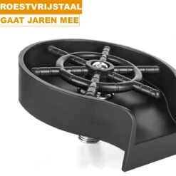 Glazenspoeler Gootsteen - Glazen Wasser - Glass Rinser - Horeca Spoel Kraan - Aanrecht Organizer - Borstel Bierglasreiniger - Keuken Accessoires - Cup Washer -Kookgerei Koning Verkoop 1200x1200 5357