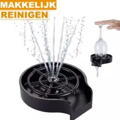 Glazenspoeler Gootsteen - Glazen Wasser - Glass Rinser - Horeca Spoel Kraan - Aanrecht Organizer - Borstel Bierglasreiniger - Keuken Accessoires - Cup Washer -Kookgerei Koning Verkoop 1200x1200 5358