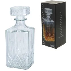 Excellent Houseware Whiskey Karaf - 900 Ml - Glas 12 Excellent Houseware Whiskey Karaf - 900 Ml - Glas -Kookgerei Koning Verkoop 1200x1200 5377