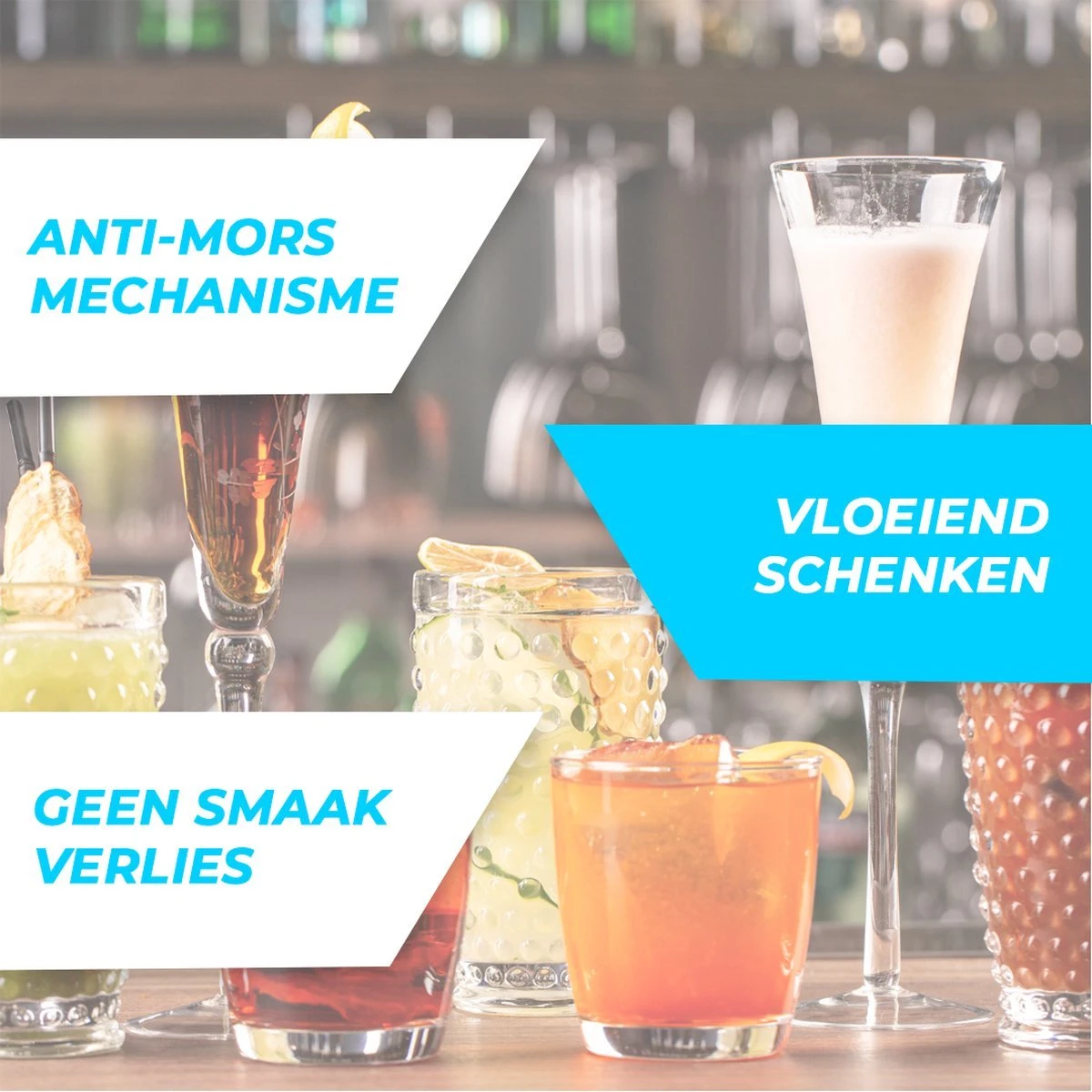 Minismus Premium Schenktuit Set Van 4 - Schenkdoppen - Wijn - Fles - Cocktail - 4 Stuks 4 Minismus Premium Schenktuit Set Van 4 - Schenkdoppen - Wijn - Fles - Cocktail - 4 Stuks - Afbeelding 4