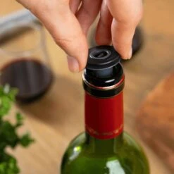 Nanostopper - Vacuümset Voor (wijn)flessen + MET Vacuümpomp - Wijnstopper Vacuüm - Vacuüm -Kookgerei Koning Verkoop 1200x1200 5441