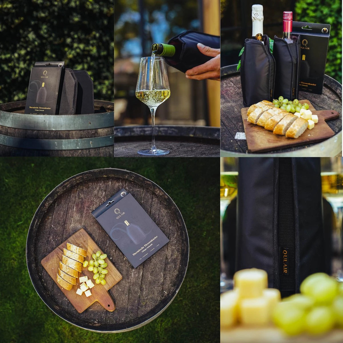 Qulair Wijnkoeler - Luxe Wijnkoeler - Rekbare Flessenkoeler Voor De Meeste Flesformaten - Active Wijnkoeler Hoes - Kerstcadeau Voor Volwassenen - Kerstkado - Zwart 7 Qulair Wijnkoeler - Luxe Wijnkoeler - Rekbare Flessenkoeler Voor De Meeste Flesformaten - Active Wijnkoeler Hoes - Kerstcadeau Voor Volwassenen - Kerstkado - Zwart - Afbeelding 7