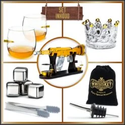 Whisiskey Whiskey Karaf - AK-47 - Luxe Whisky Karaf Set - 1 L - Decanteer Karaf - Whiskey Set - Incl. 4 RVS Whiskey Stones, Schenktuit & 2 Whiskey Glazen - Peaky Blinders - Cadeau Voor Man & Vrouw 11 Whisiskey Whiskey Karaf - AK-47 - Luxe Whisky Karaf Set - 1 L - Decanteer Karaf - Whiskey Set - Incl. 4 RVS Whiskey Stones, Schenktuit & 2 Whiskey Glazen - Peaky Blinders - Cadeau Voor Man & Vrouw -Kookgerei Koning Verkoop 1200x1200 5488