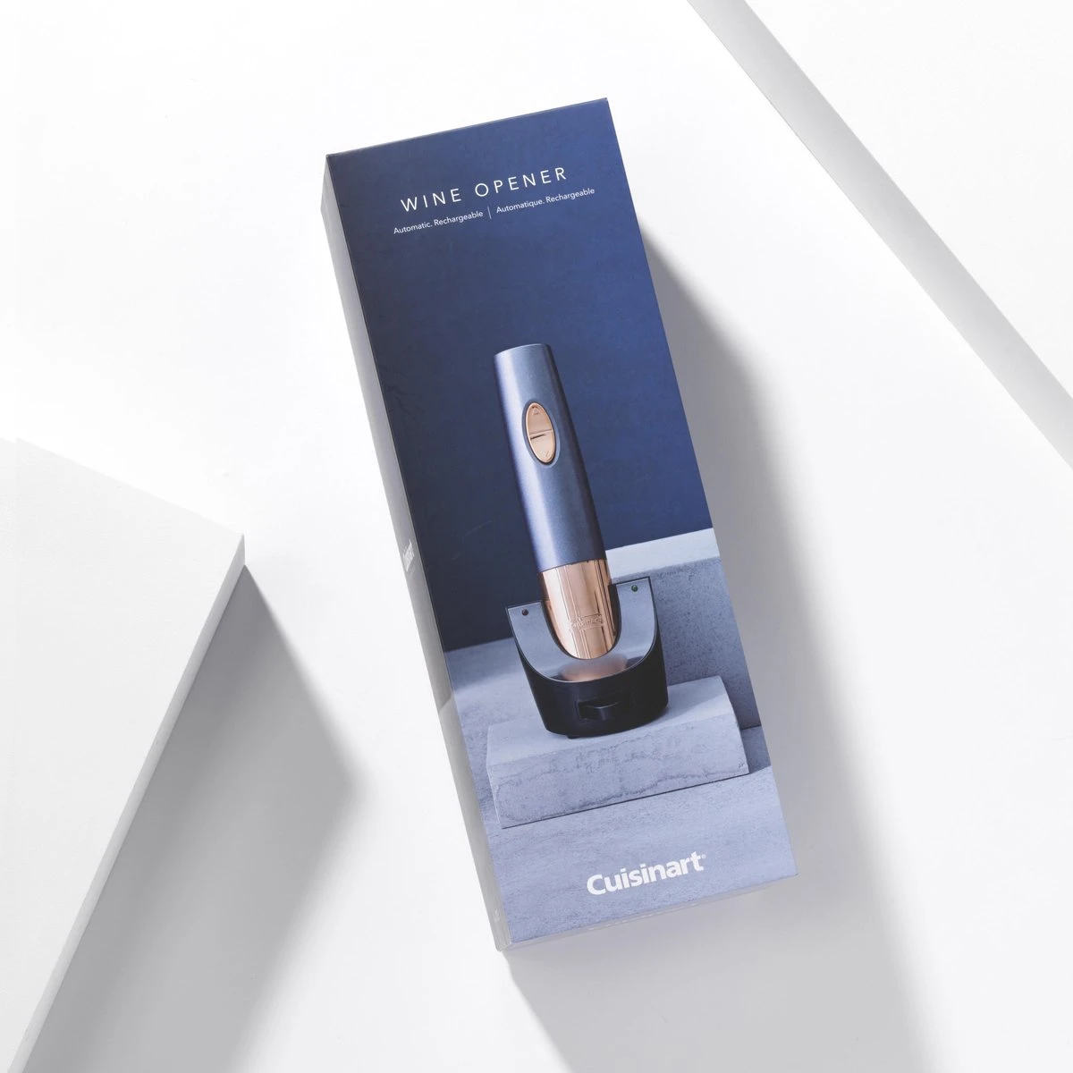 Cuisinart Wijnopener & Elektrische Kurkentrekker CWO50E - Draadloos - Inclusief Laadstation En Foliesnijder - Blauw 7 Cuisinart Wijnopener & Elektrische Kurkentrekker CWO50E - Draadloos - Inclusief Laadstation En Foliesnijder - Blauw - Afbeelding 7