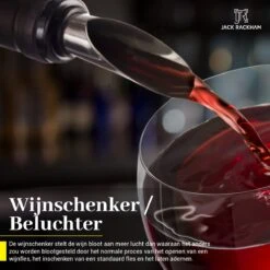 Wijnset - Wijn Accessoires - Geschenkset - Kurkentrekker - Druppelstopper - Wijnopener - Foliesnijder - Jack Rackham 14 Wijnset - Wijn Accessoires - Geschenkset - Kurkentrekker - Druppelstopper - Wijnopener - Foliesnijder - Jack Rackham -Kookgerei Koning Verkoop 1200x1200 5506