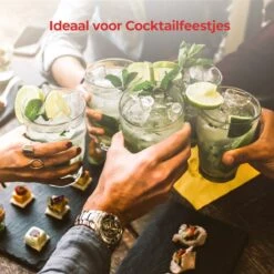 KitchenBrothers Cocktail Shaker Set - 13 Delig - Complete Set - Cadeauverpakking - 750 Ml - RVS -Kookgerei Koning Verkoop 1200x1200 5516