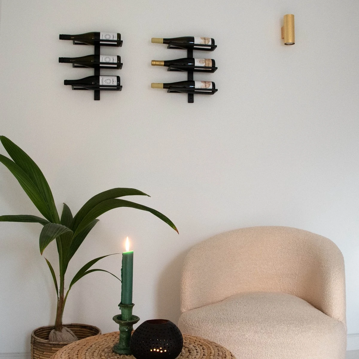 Copain De Vin™ The Wine Of Fame - Wijnrek - Wijnkunst - 6 Flessen - Zwart 4 Copain De Vin™ The Wine Of Fame - Wijnrek - Wijnkunst - 6 Flessen - Zwart - Afbeelding 4