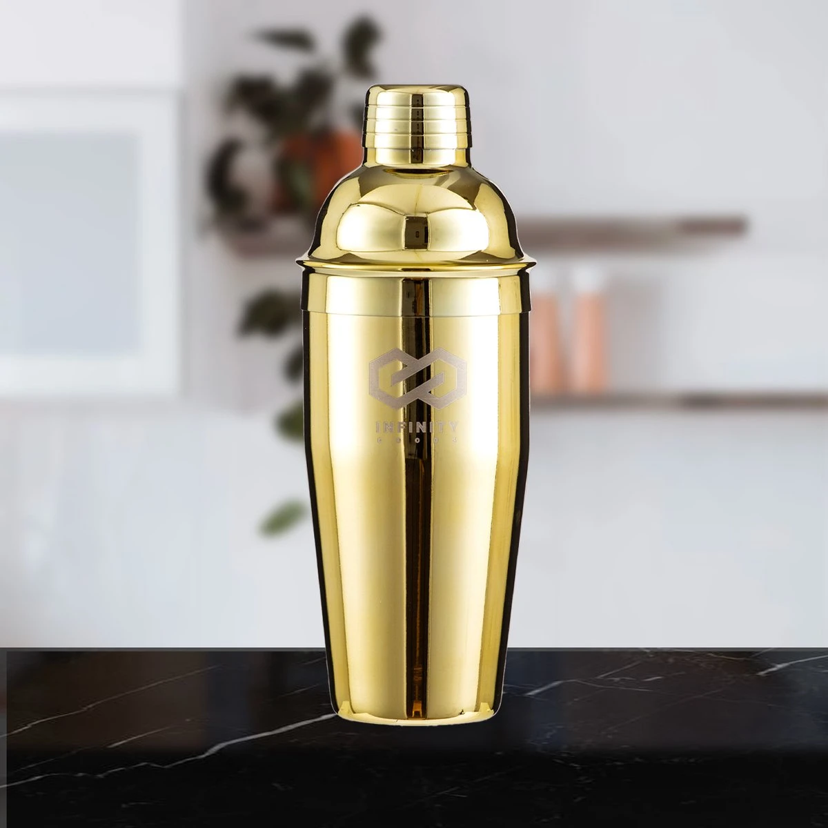 Infinity Goods Cocktailset - 15 Delige Gold Edition Cocktail Shaker Set - Luxe Cadeauverpakking - Inclusief Recepten - Goud 7 Infinity Goods Cocktailset - 15 Delige Gold Edition Cocktail Shaker Set - Luxe Cadeauverpakking - Inclusief Recepten - Goud - Afbeelding 7