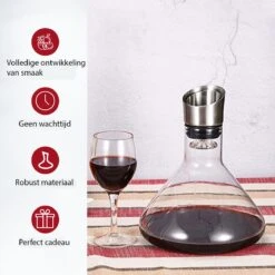 Minismus Decanteerkaraf 1200ml - Luxe Karaf - Wijnkaraf 10 Minismus Decanteerkaraf 1200ml - Luxe Karaf - Wijnkaraf -Kookgerei Koning Verkoop 1200x1200 5593