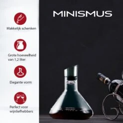 Minismus Decanteerkaraf 1200ml - Luxe Karaf - Wijnkaraf 12 Minismus Decanteerkaraf 1200ml - Luxe Karaf - Wijnkaraf -Kookgerei Koning Verkoop 1200x1200 5594