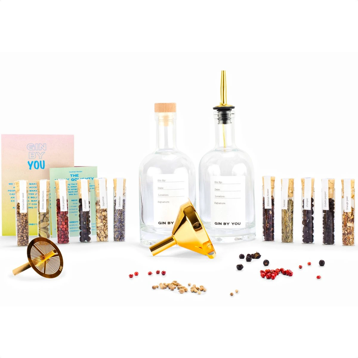 Gin By You® Geschenkset - Gin Tonic Cocktail Gift Set - Premium Kruiden Cadeau Box | Pakket Om Zelf Gin Te Maken Met Beschrijfbaar Etiket 7 Gin By You® Geschenkset - Gin Tonic Cocktail Gift Set - Premium Kruiden Cadeau Box | Pakket Om Zelf Gin Te Maken Met Beschrijfbaar Etiket - Afbeelding 7