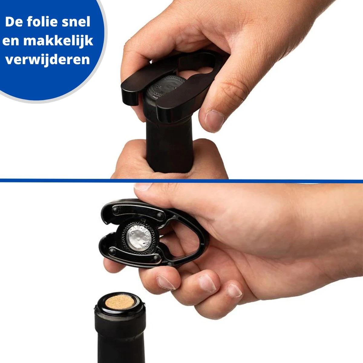 Elektrische Kurkentrekker - Elektrische Wijnopener - Wijnopener - Automatische Kurkentrekker - Wijn Accessoires - USB Oplaadbaar – Foliesnijder 3 Elektrische Kurkentrekker - Elektrische Wijnopener - Wijnopener - Automatische Kurkentrekker - Wijn Accessoires - USB Oplaadbaar – Foliesnijder - Afbeelding 3