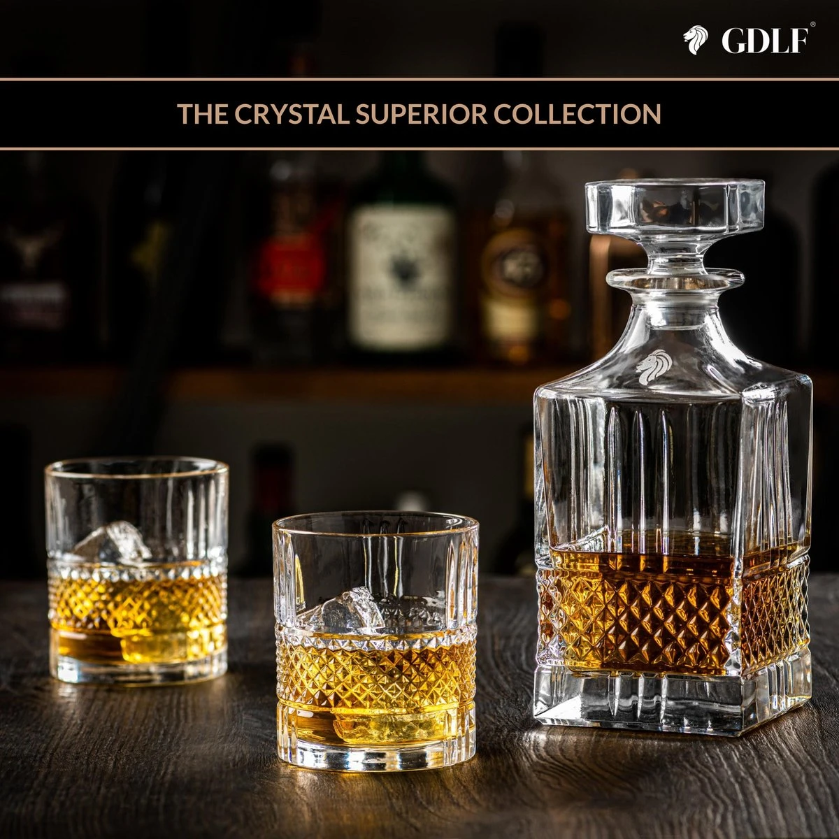GDLF® Kristal Whiskey Karaf Superior - Whiskey Set - Decanteer Karaf - Made In Europa - Peaky Blinders - Kristallen Karaf Voor Whiskey, Gin, Wodka, Likeur, Wijn & Rum - 800 ML - Kado Man - Cadeau Voor Man & Vrouw 10 GDLF® Kristal Whiskey Karaf Superior - Whiskey Set - Decanteer Karaf - Made In Europa - Peaky Blinders - Kristallen Karaf Voor Whiskey, Gin, Wodka, Likeur, Wijn & Rum - 800 ML - Kado Man - Cadeau Voor Man & Vrouw - Afbeelding 10