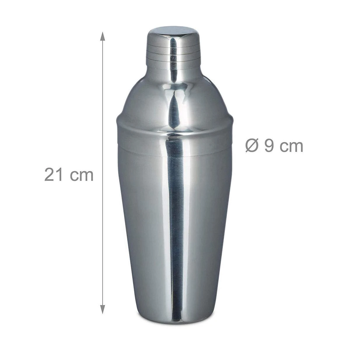 MaxxHome Cocktailset - Cocktailshaker - Cocktail Set - Maatbeker - Ijstang - Klopper - Lepel - RVS - 5 Delig 3 MaxxHome Cocktailset - Cocktailshaker - Cocktail Set - Maatbeker - Ijstang - Klopper - Lepel - RVS - 5 Delig - Afbeelding 3