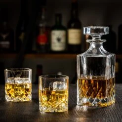 GDLF® Kristal Vintage Whiskey Karaf - Decanteer Karaf - Whiskey Set - Made In Europa - Peaky Blinders - Kristallen Karaf Voor Whiskey, Gin, Wodka, Likeur, Wijn & Rum - 800 ML - Kado Man - Cadeau Voor Man & Vrouw -Kookgerei Koning Verkoop 1200x1200 5721