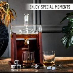 Whisiskey Whiskey Karaf - Luxe Whisky Karaf Set Zeilschip - 1L - Decanteer Karaf - Zeilboot - Whiskey Set - Incl. 4 Whiskey Stones, Schenktuit, Tap & 2 Whiskey Glazen - Peaky Blinders - Cadeau Voor Man & Vrouw 11 Whisiskey Whiskey Karaf - Luxe Whisky Karaf Set Zeilschip - 1L - Decanteer Karaf - Zeilboot - Whiskey Set - Incl. 4 Whiskey Stones, Schenktuit, Tap & 2 Whiskey Glazen - Peaky Blinders - Cadeau Voor Man & Vrouw -Kookgerei Koning Verkoop 1200x1200 5737