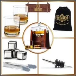 Whisiskey Whiskey Karaf - Luxe Whisky Karaf Set Zeilschip - 1L - Decanteer Karaf - Zeilboot - Whiskey Set - Incl. 4 Whiskey Stones, Schenktuit, Tap & 2 Whiskey Glazen - Peaky Blinders - Cadeau Voor Man & Vrouw 12 Whisiskey Whiskey Karaf - Luxe Whisky Karaf Set Zeilschip - 1L - Decanteer Karaf - Zeilboot - Whiskey Set - Incl. 4 Whiskey Stones, Schenktuit, Tap & 2 Whiskey Glazen - Peaky Blinders - Cadeau Voor Man & Vrouw -Kookgerei Koning Verkoop 1200x1200 5738