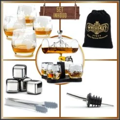 Whisiskey Whiskey Karaf - Luxe Whisky Karaf Set Zeilschip - 1L - Decanteer Karaf - Zeilboot - Whiskey Set - Incl. 4 Whiskey Stones, Schenktuit, Tap & 4 Whiskey Glazen - Peaky Blinders - Cadeau Voor Man & Vrouw 12 Whisiskey Whiskey Karaf - Luxe Whisky Karaf Set Zeilschip - 1L - Decanteer Karaf - Zeilboot - Whiskey Set - Incl. 4 Whiskey Stones, Schenktuit, Tap & 4 Whiskey Glazen - Peaky Blinders - Cadeau Voor Man & Vrouw -Kookgerei Koning Verkoop 1200x1200 5749