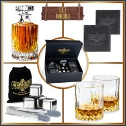 Whisiskey Whiskey Karaf - Klassiek - Whiskey Glazen - Luxe Whiskey Karaf Set - 0,9 L – Decanteer Set - Whisky Set - Incl. 2 Tumbler Glazen - Peaky Blinders - Cadeau Voor Man & Vrouw 12 Whisiskey Whiskey Karaf - Klassiek - Whiskey Glazen - Luxe Whiskey Karaf Set - 0,9 L – Decanteer Set - Whisky Set - Incl. 2 Tumbler Glazen - Peaky Blinders - Cadeau Voor Man & Vrouw -Kookgerei Koning Verkoop 1200x1200 5760