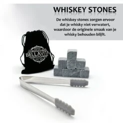 BELLAVITA Whiskey Set - 750 Ml Whiskey Karaf - 2 Whiskey Glazen - Whiskey - Whisky - 8 Whiskey Stones - Decanteerkaraf - Decanter Set - Rum - Karaf -Kookgerei Koning Verkoop 1200x1200 5799