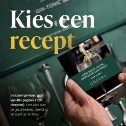 Cocora Gin Tonic Geschenkset - 12-delige RVS Cocktail Set - Tritan® Kristalglazen - Cocktail Boek - Luxe Cadeauverpakking - Rosé Goud -Kookgerei Koning Verkoop 1200x1200 5856