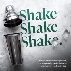 Cocora Martini Set - 9-delige RVS Cocktail Set - Cocktail Shaker - Martini Coupe Glazen - Cocktail Boek - Luxe Cadeauverpakking - Zilver -Kookgerei Koning Verkoop 1200x1200 5870