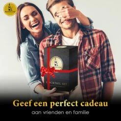 Bar Dedicated - Cocktailshaker Set 16 Delig - Cocktail Set Inclusief Nederlandstalig Receptenboek (750ml) -Kookgerei Koning Verkoop 1200x1200 5881