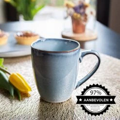 Koffiekopjes - Cappuccino Kop - Theemok - Koffiebeker - Blauw - 320ml - Set Van 6 11 Koffiekopjes - Cappuccino Kop - Theemok - Koffiebeker - Blauw - 320ml - Set Van 6 -Kookgerei Koning Verkoop 1200x1200 589