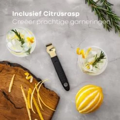 BarDeluxe® Cocktail Set - 12-Delig - Cocktailset - Cocktail Shaker Set - Inclusief Cocktail Shaker - Cocktail Recepten Boek - Cadeau Voor Man - Cadeau Voor Vrouw - Luxe Cadeauverpakking & Bewaarhoes - Cocktail Set Goud -Kookgerei Koning Verkoop 1200x1200 5904