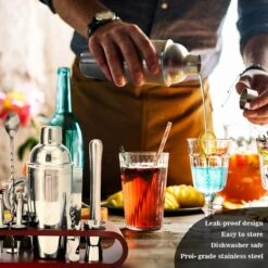 Monroc Cocktailset- Cocktailshaker-Cocktail Set- 12 Delig-Maatbeker-Ijstang- -Kookgerei Koning Verkoop 1200x1200 5940