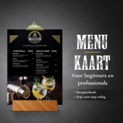 Mellian - Cocktail Set - 15-delige Cocktail Shaker Set - Inclusief Bamboe Standaard & Menukaart 15 Mellian - Cocktail Set - 15-delige Cocktail Shaker Set - Inclusief Bamboe Standaard & Menukaart -Kookgerei Koning Verkoop 1200x1200 5946