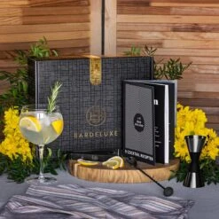 BarDeluxe® Bosten Shaker Cocktail Set - 5-Delig - Boston Shaker - Cocktail Set - Cocktail Stamper - Cocktail Zeef - Bar Lepel - Inclusief Receptenboek + Bewaarhoes - Cocktail Set Zwart -Kookgerei Koning Verkoop 1200x1200 6013