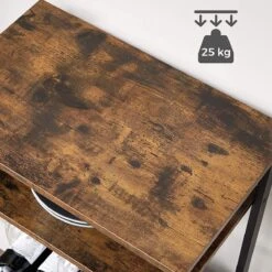 IN.HOMEXL Paradiso - Wijnrek - Industrieel - Bruin - Zwart - 50 X 32 X 100 Cm -Kookgerei Koning Verkoop 1200x1200 6128