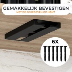 Keufens Wijnglazenhouder Matzwart | Voor 9 Wijnglazen | Wijnrek Hangend | Glazenrek | Wijnglazenrek | Glasophangrek | Wijnglasrek | Ophangrek Glazen | Bar Accessoires 12 Keufens Wijnglazenhouder Matzwart | Voor 9 Wijnglazen | Wijnrek Hangend | Glazenrek | Wijnglazenrek | Glasophangrek | Wijnglasrek | Ophangrek Glazen | Bar Accessoires -Kookgerei Koning Verkoop 1200x1200 6161