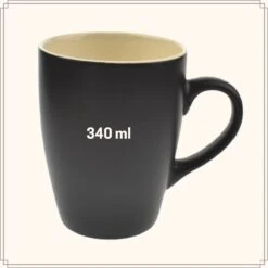 OTIX Koffiekopjes - Met Oor - Set Van 6 - Theekoppen - 340ml - Zwart - Keramiek 11 OTIX Koffiekopjes - Met Oor - Set Van 6 - Theekoppen - 340ml - Zwart - Keramiek -Kookgerei Koning Verkoop 1200x1200 623