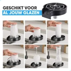 Merkloos Glazenspoeler Gootsteen – Glazen Wasser – Horeca Spoel Kraan – Aanrecht Organizer – Borstel Bierglasreiniger – Keuken Accessoires 10 Merkloos Glazenspoeler Gootsteen – Glazen Wasser – Horeca Spoel Kraan – Aanrecht Organizer – Borstel Bierglasreiniger – Keuken Accessoires -Kookgerei Koning Verkoop 1200x1200 6271