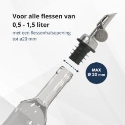Veluw Olijfolie Schenktuit Voor Fles - Olijfolie Schenker - RVS ( 2 Stuks ) -Kookgerei Koning Verkoop 1200x1200 6287