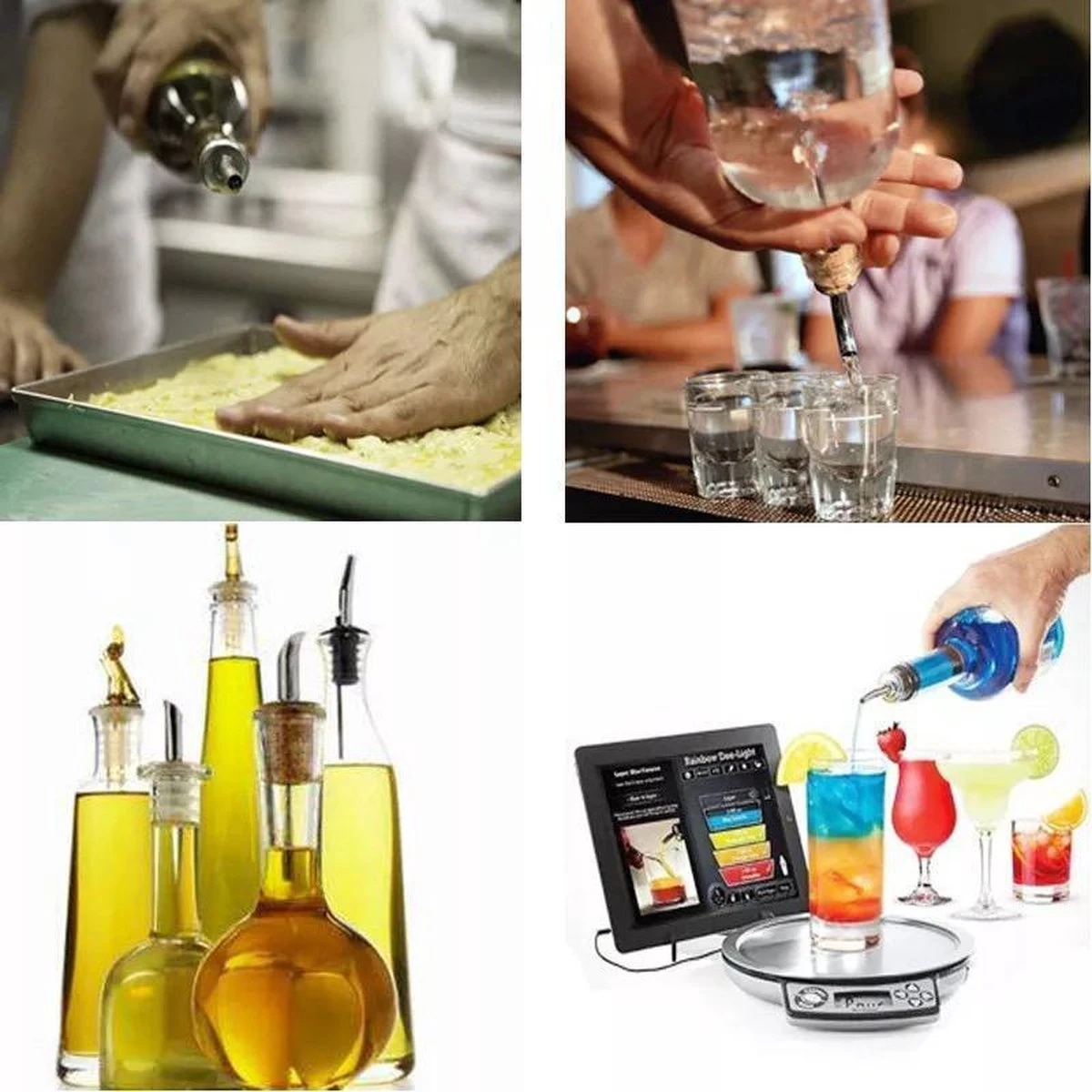 Merkloos Schenktuiten | Schenkdoppen | 6 Stuks | Met Afdekdopjes 2 Merkloos Schenktuiten | Schenkdoppen | 6 Stuks | Met Afdekdopjes - Afbeelding 2