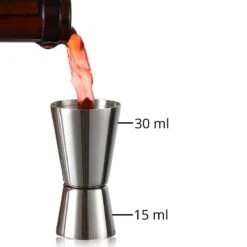 Merkloos Luxe Barmaatje 15/30 Ml - Bwa Commerce - Jigger - Maatbeker Cocktail - Drankmaatje - Cocktail Maatbeker - Maatschenker - Cocktailmaatje - Jigger Maatbekertje - Drank Maatbeker - Bar Butler - Gin Tonic -Kookgerei Koning Verkoop 1200x1200 6345