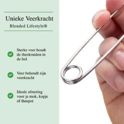 Theezeef Met Handvat Inclusief Lekplaatje - Set Van 2 Stuks - Thee Ei Voor Losse Thee - Theefilter Voor Losse Thee - Thee Infuser -Kookgerei Koning Verkoop 1200x1200 6465