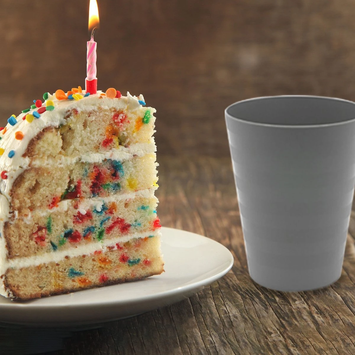 In Round Herbruikbare Plastic Drink Bekers – 10 Stuks – Grijs 7 In Round Herbruikbare Plastic Drink Bekers – 10 Stuks – Grijs - Afbeelding 7